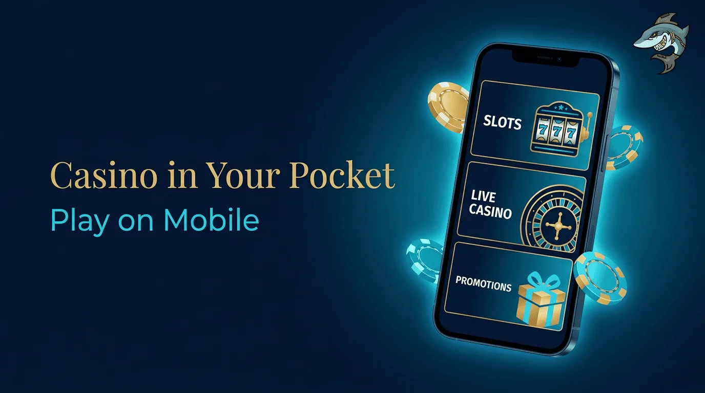 Winshark mobile Casino App mit grossen Jackpots